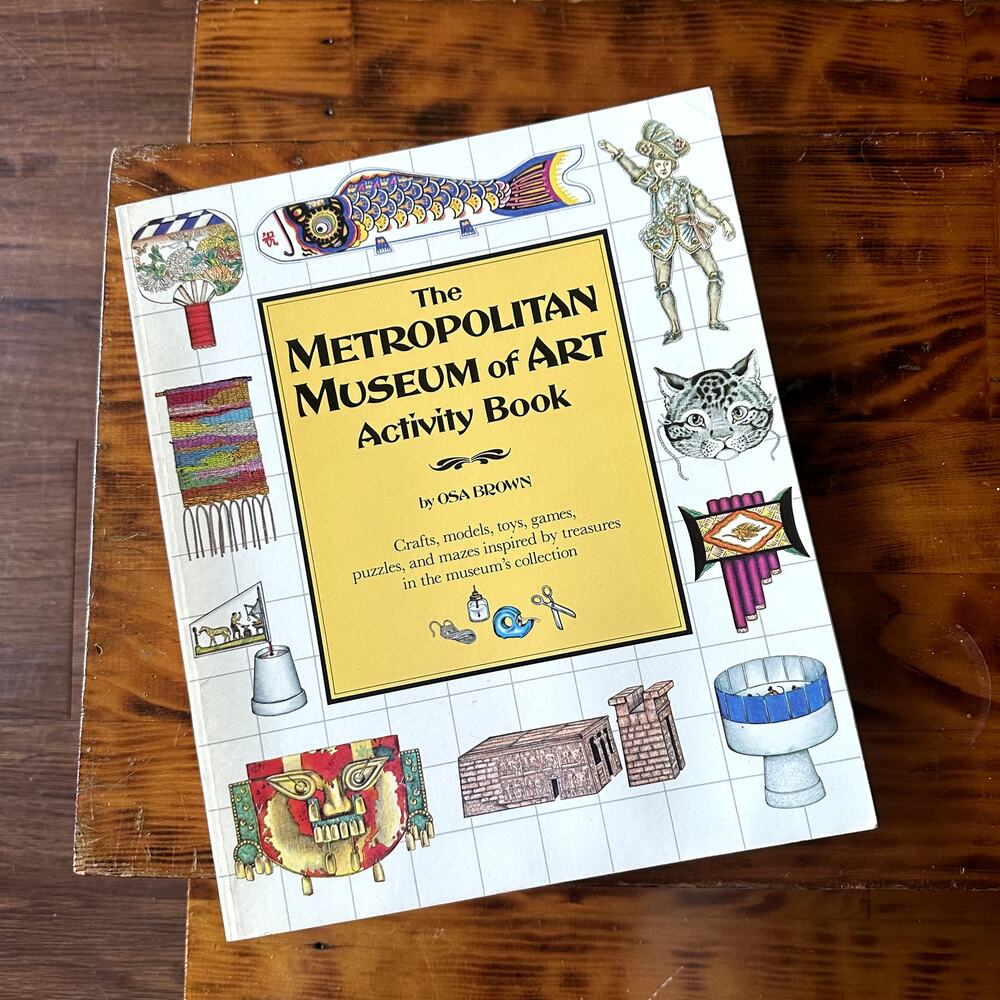 Vintage 1983 The Metropolitan Museum Of Science Activity Book (UNUSED)